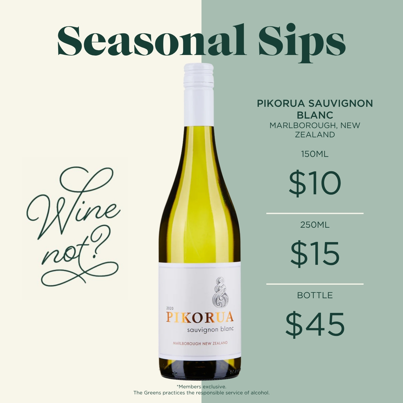 SEASONAL SIPS: PIKORUA SAUVIGNON BLANC
